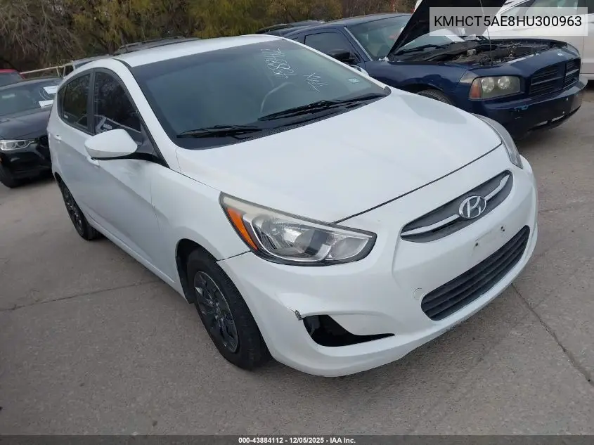 KMHCT5AE8HU300963 2017 Hyundai Accent Se