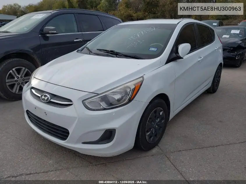 KMHCT5AE8HU300963 2017 Hyundai Accent Se