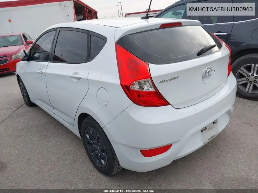 KMHCT5AE8HU300963 2017 Hyundai Accent Se