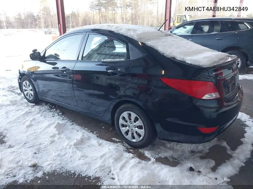 KMHCT4AE8HU342849 2017 Hyundai Accent Se
