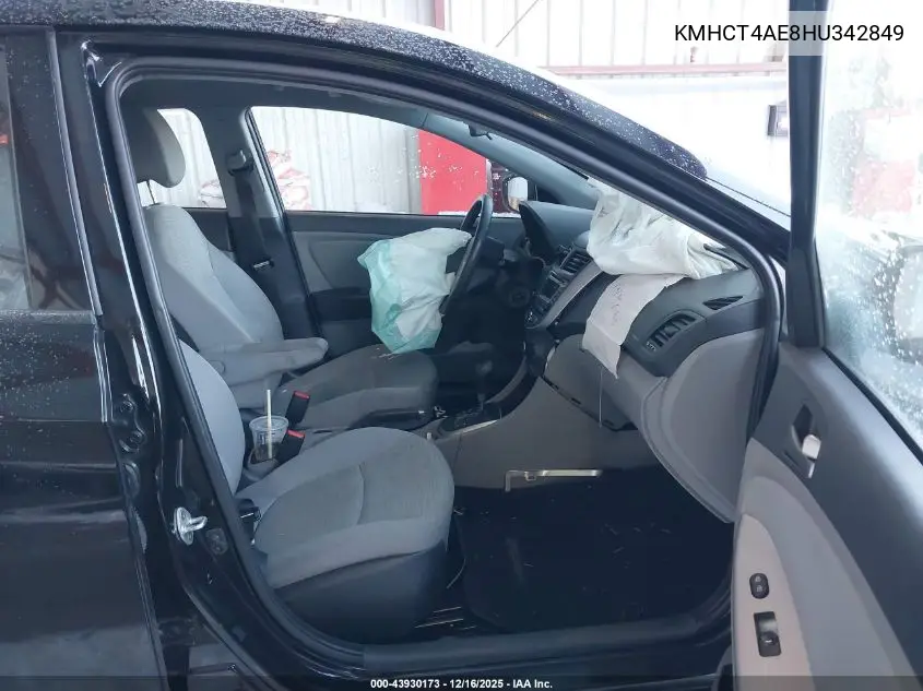 KMHCT4AE8HU342849 2017 Hyundai Accent Se