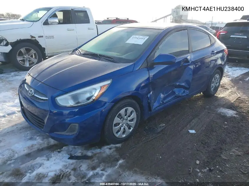 KMHCT4AE1HU238400 2017 Hyundai Accent Se