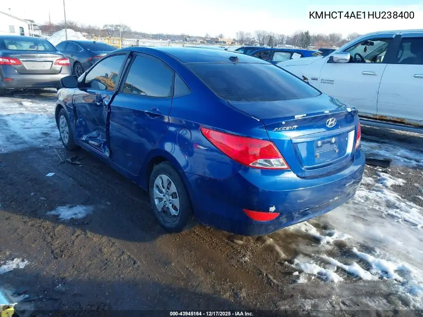KMHCT4AE1HU238400 2017 Hyundai Accent Se