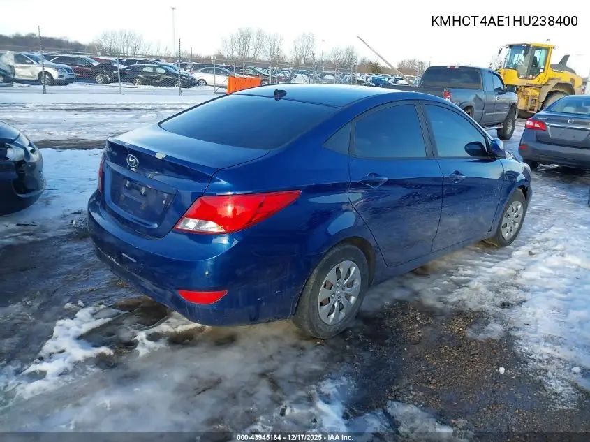 KMHCT4AE1HU238400 2017 Hyundai Accent Se