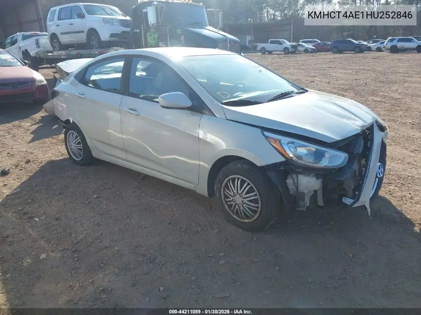 KMHCT4AE1HU252846 2017 Hyundai Accent Se