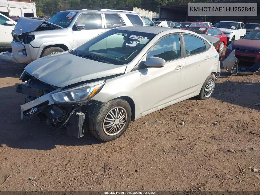 KMHCT4AE1HU252846 2017 Hyundai Accent Se