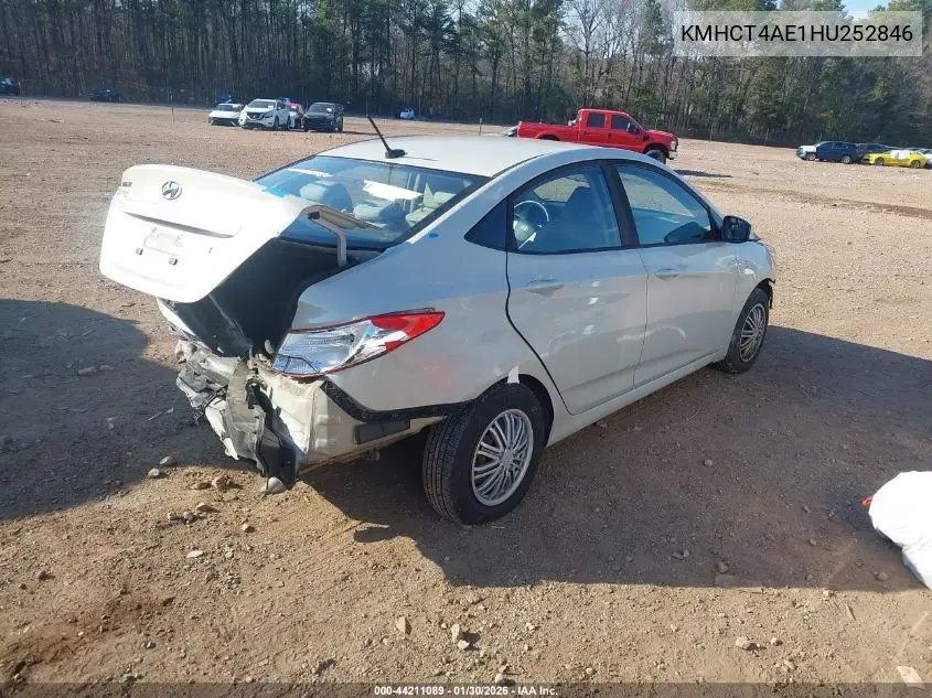 KMHCT4AE1HU252846 2017 Hyundai Accent Se