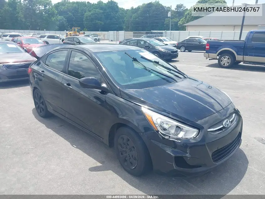 KMHCT4AE8HU246767 2017 Hyundai Accent Se