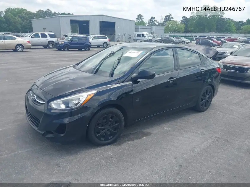 KMHCT4AE8HU246767 2017 Hyundai Accent Se