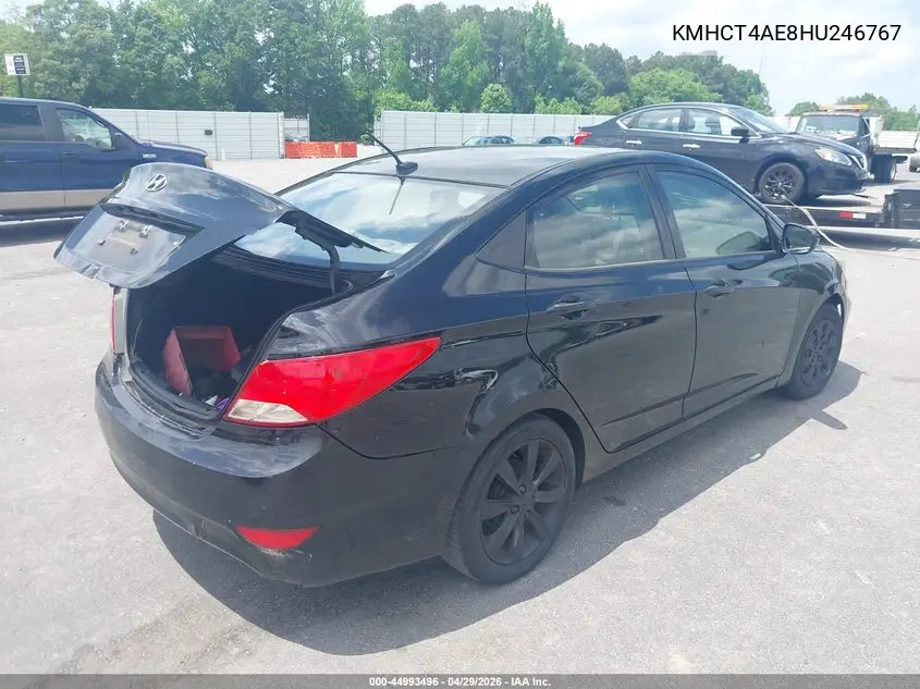 KMHCT4AE8HU246767 2017 Hyundai Accent Se