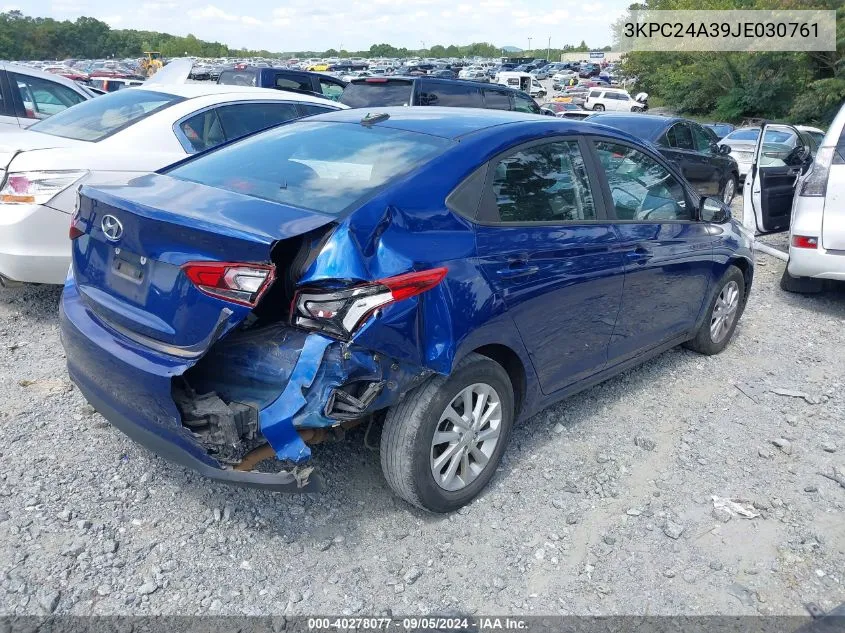 3KPC24A39JE030761 2018 Hyundai Accent Sel