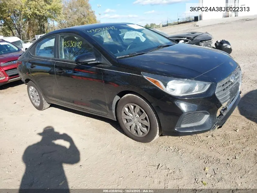 3KPC24A38JE022313 2018 Hyundai Accent Se