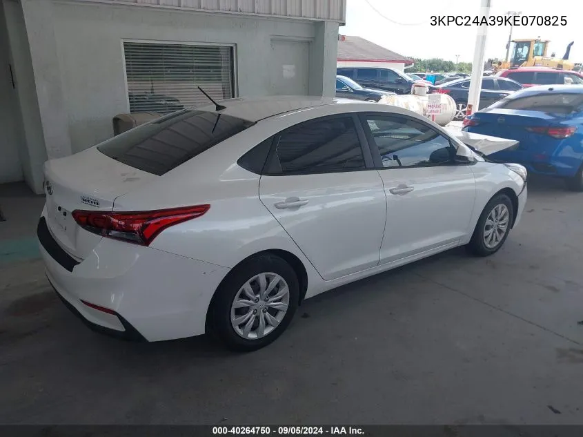 3KPC24A39KE070825 2019 Hyundai Accent Se/Sel