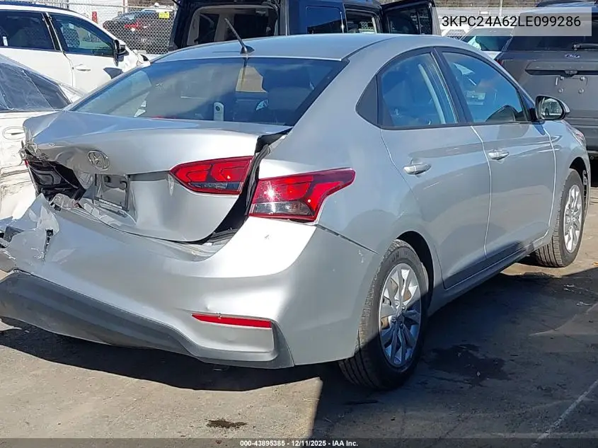 3KPC24A62LE099286 2020 Hyundai Accent Se