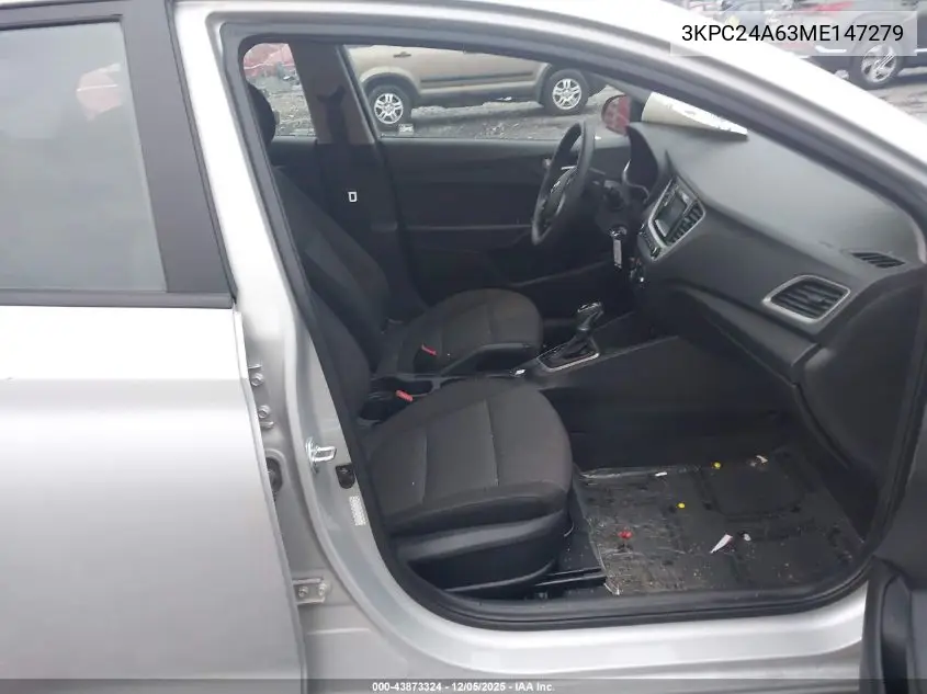 3KPC24A63ME147279 2021 Hyundai Accent Se
