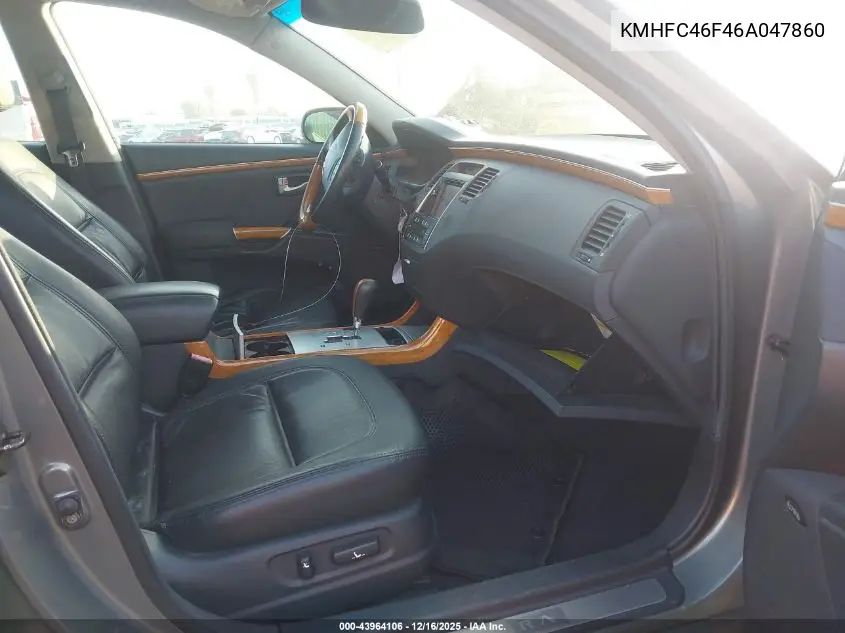 KMHFC46F46A047860 2006 Hyundai Azera Limited/Se
