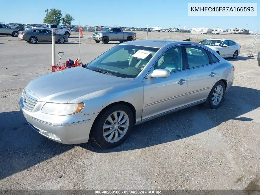 KMHFC46F87A166593 2007 Hyundai Azera Limited/Se