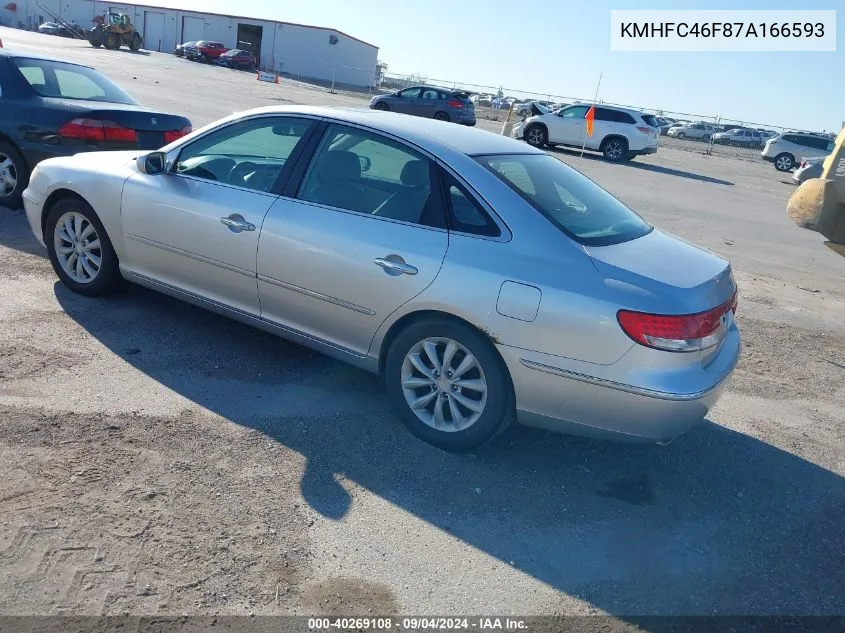 KMHFC46F87A166593 2007 Hyundai Azera Limited/Se