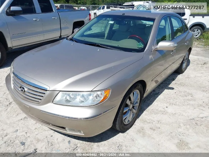 KMHFC46F68A277287 2008 Hyundai Azera Limited