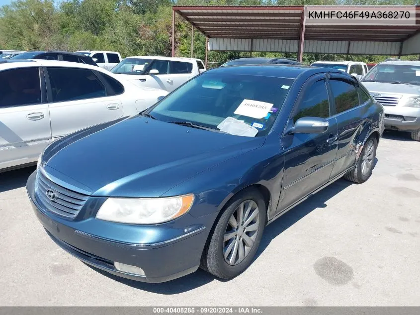 2009 Hyundai Azera Limited VIN: KMHFC46F49A368270 Lot: 40408285