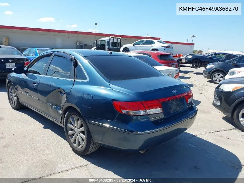 2009 Hyundai Azera Limited VIN: KMHFC46F49A368270 Lot: 40408285