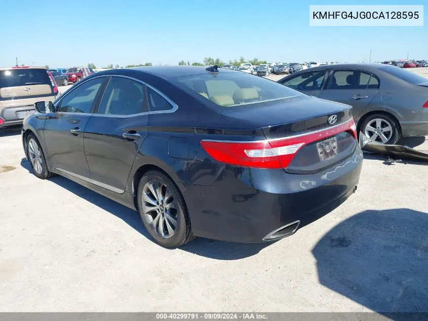 2012 Hyundai Azera VIN: KMHFG4JG0CA128595 Lot: 40299791