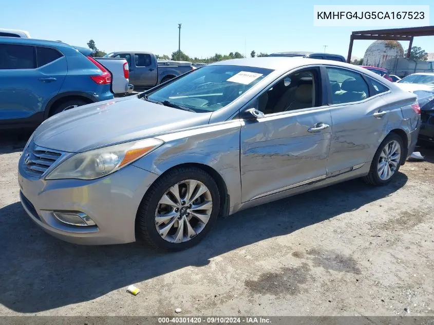 KMHFG4JG5CA167523 2012 Hyundai Azera