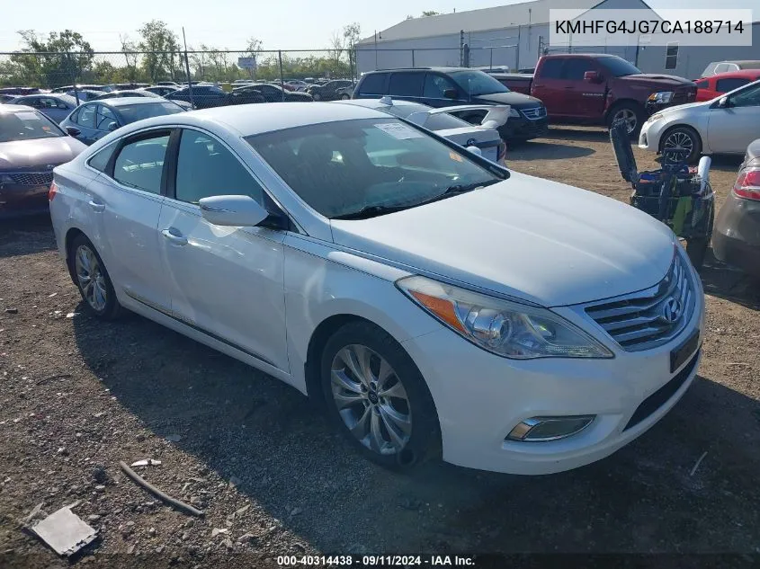 2012 Hyundai Azera Gls/Limited VIN: KMHFG4JG7CA188714 Lot: 40314438