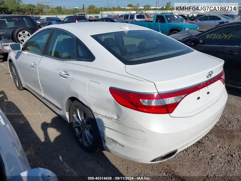 KMHFG4JG7CA188714 2012 Hyundai Azera Gls/Limited