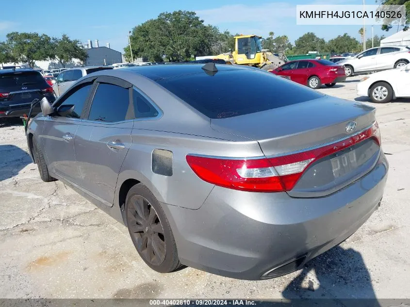 KMHFH4JG1CA140526 2012 Hyundai Azera