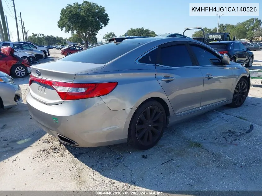 KMHFH4JG1CA140526 2012 Hyundai Azera