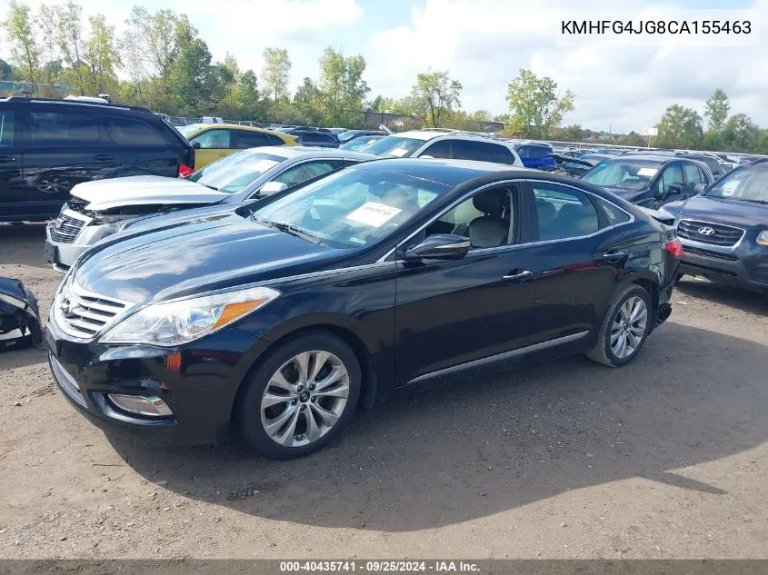 KMHFG4JG8CA155463 2012 Hyundai Azera