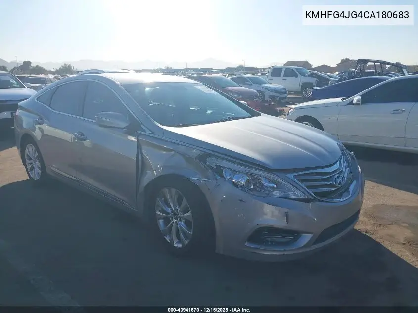 KMHFG4JG4CA180683 2012 Hyundai Azera