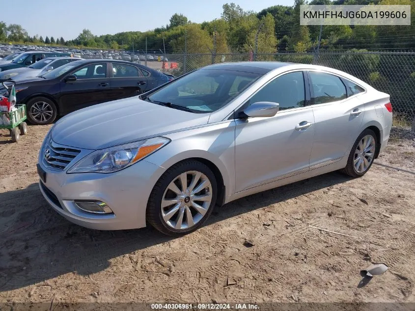 2013 Hyundai Azera VIN: KMHFH4JG6DA199606 Lot: 40306981