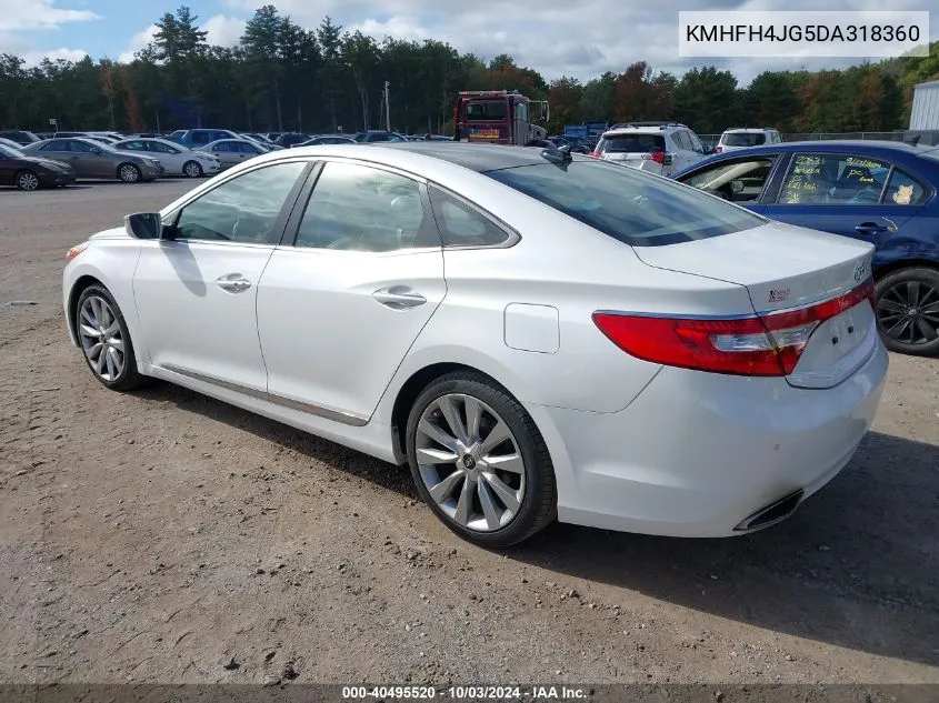 KMHFH4JG5DA318360 2013 Hyundai Azera