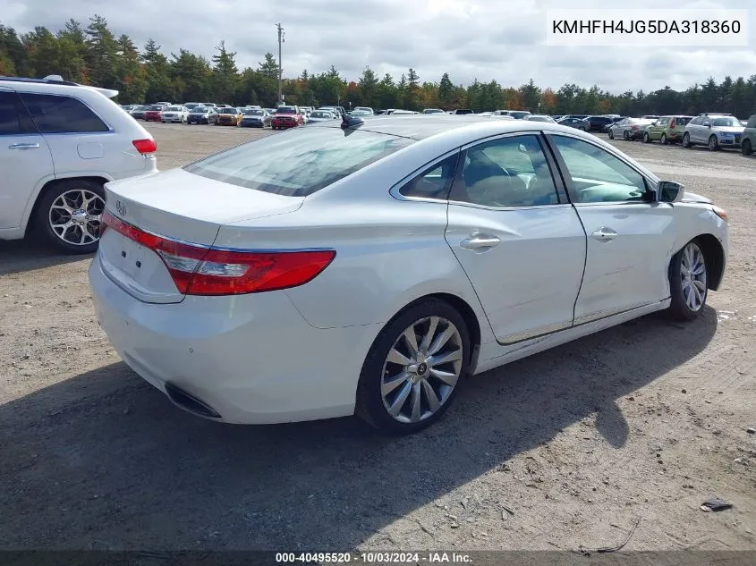 KMHFH4JG5DA318360 2013 Hyundai Azera