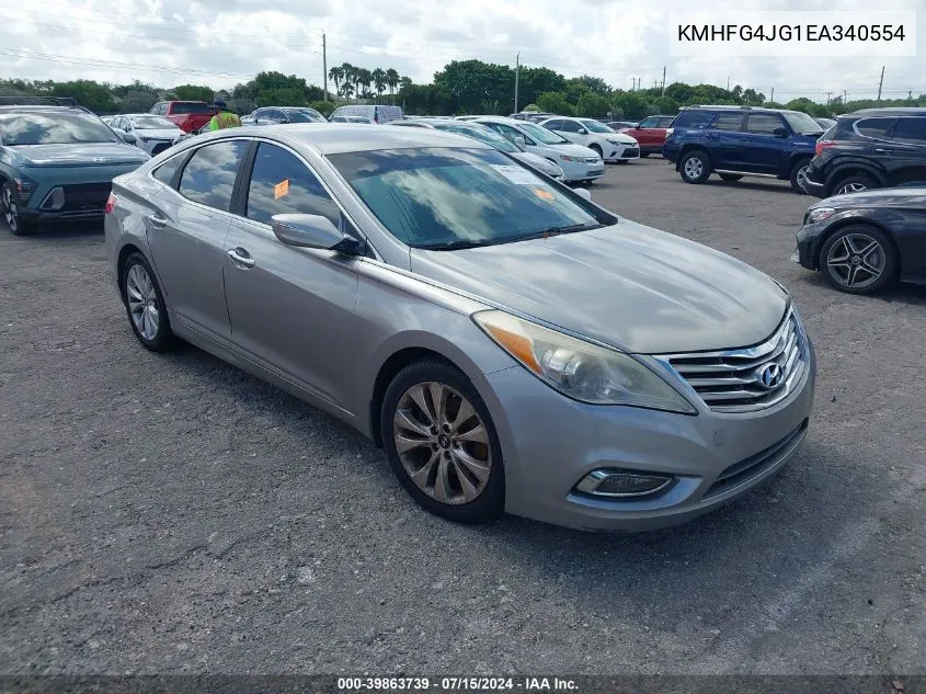 2014 Hyundai Azera VIN: KMHFG4JG1EA340554 Lot: 39863739