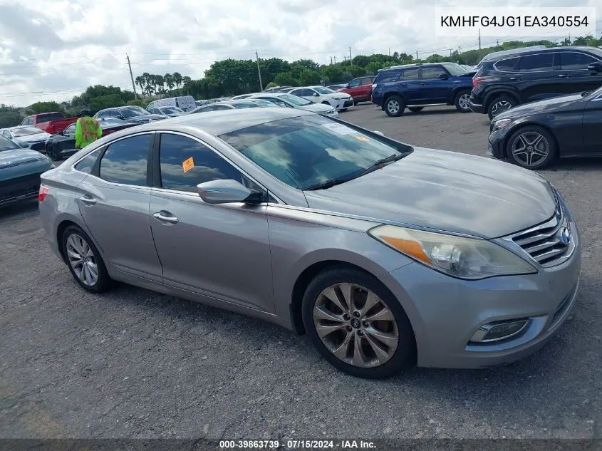 2014 Hyundai Azera VIN: KMHFG4JG1EA340554 Lot: 39863739