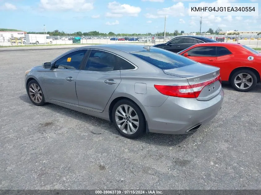 2014 Hyundai Azera VIN: KMHFG4JG1EA340554 Lot: 39863739