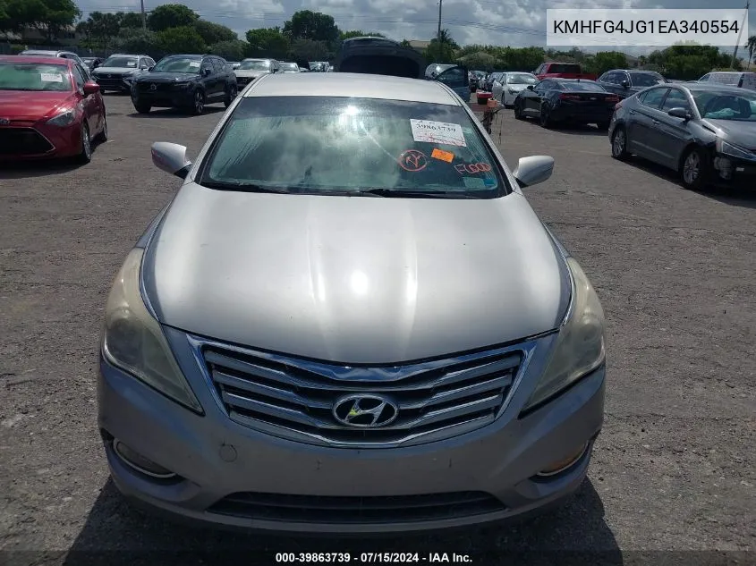 2014 Hyundai Azera VIN: KMHFG4JG1EA340554 Lot: 39863739