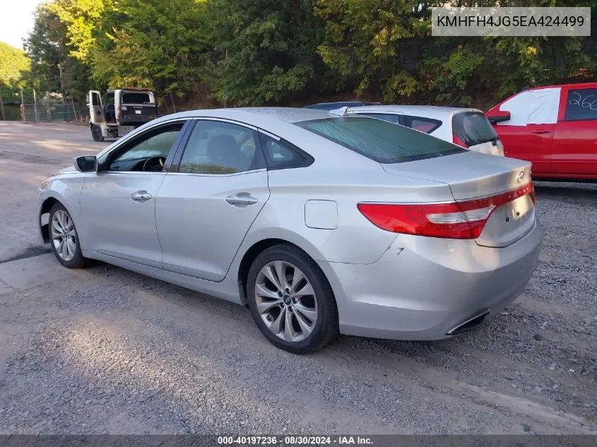 KMHFH4JG5EA424499 2014 Hyundai Azera Limited