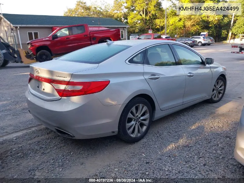 KMHFH4JG5EA424499 2014 Hyundai Azera Limited