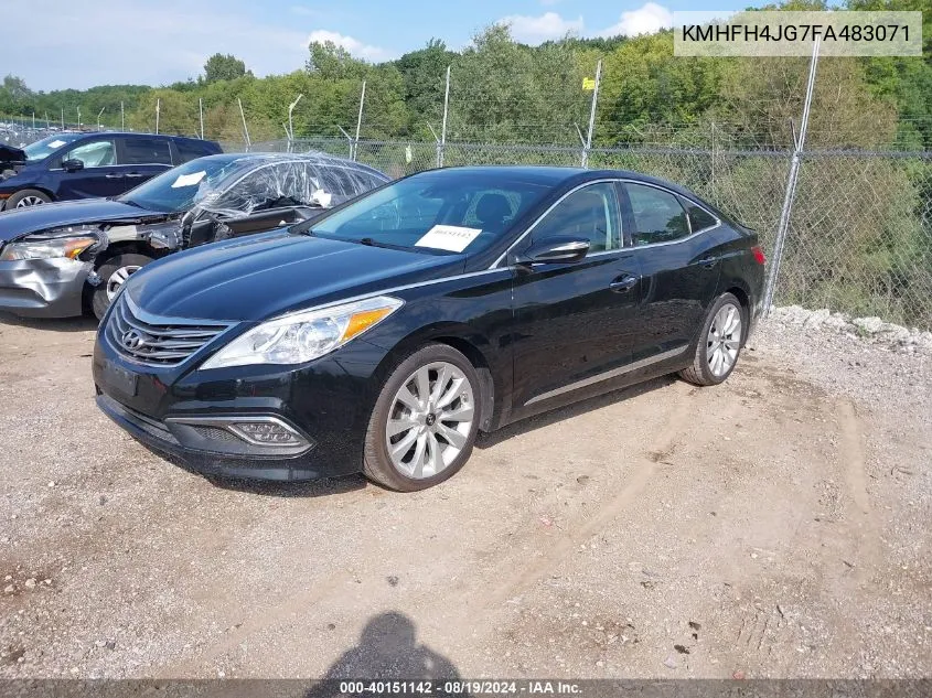 KMHFH4JG7FA483071 2015 Hyundai Azera Limited