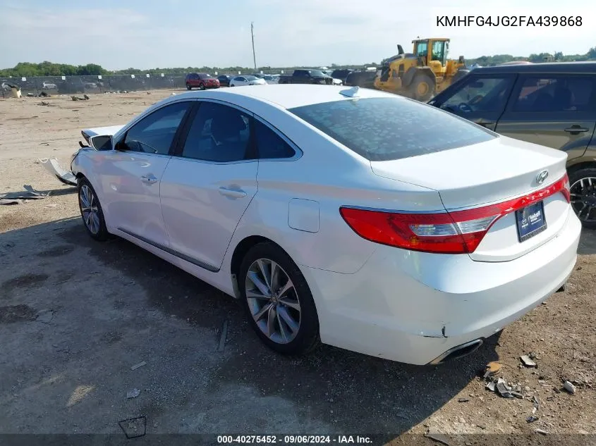 KMHFG4JG2FA439868 2015 Hyundai Azera