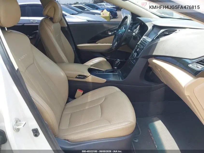 2015 Hyundai Azera Limited VIN: KMHFH4JG5FA476815 Lot: 45322180