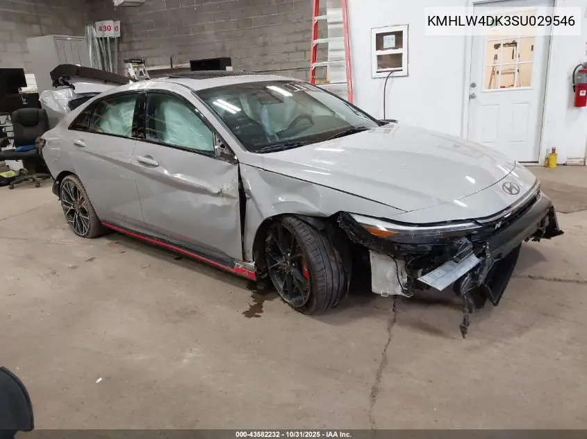 KMHLW4DK3SU029546 2025 Hyundai Elantra N