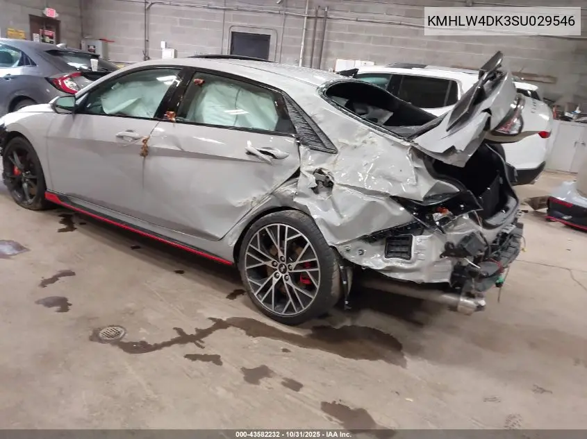 KMHLW4DK3SU029546 2025 Hyundai Elantra N