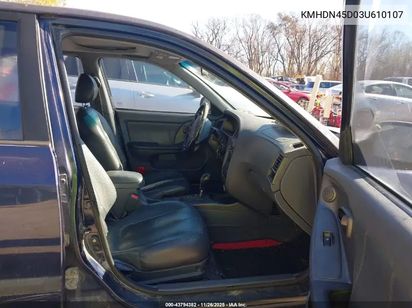KMHDN45D03U610107 2003 Hyundai Elantra Gls/Gt