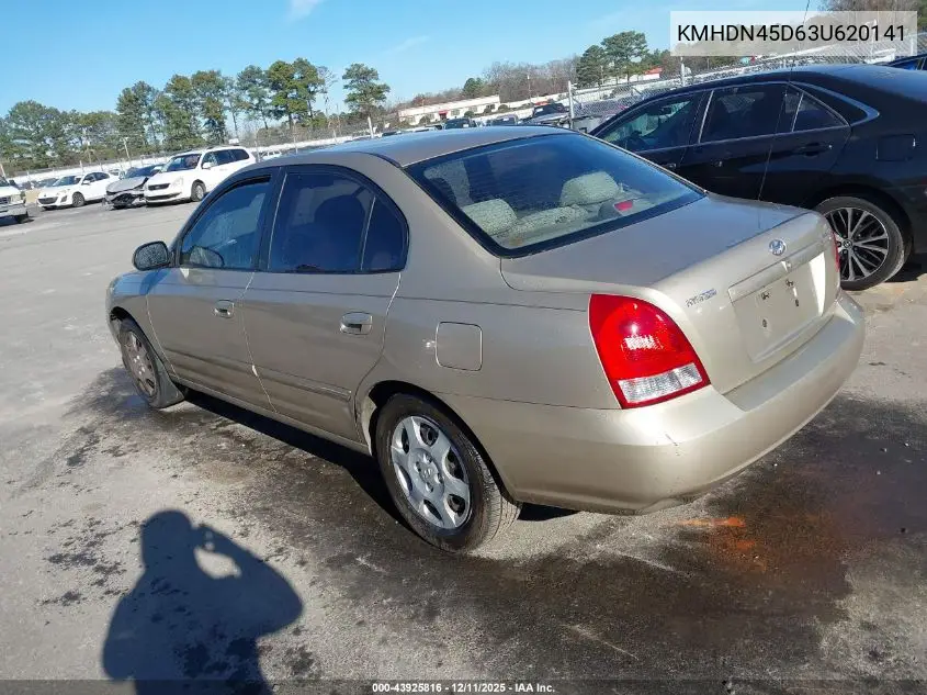 KMHDN45D63U620141 2003 Hyundai Elantra Gls/Gt