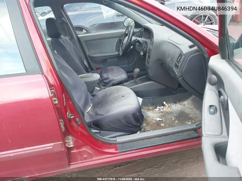 KMHDN46D34U846394 2004 Hyundai Elantra Gls/Gt